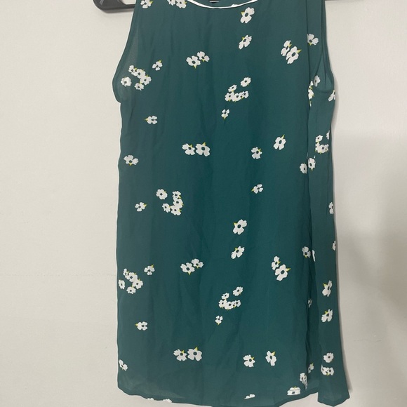 LOFT Tops - LOFT Green Floral Tank Top